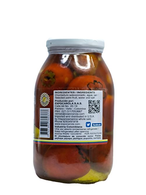 Chontaduro en Salmuera