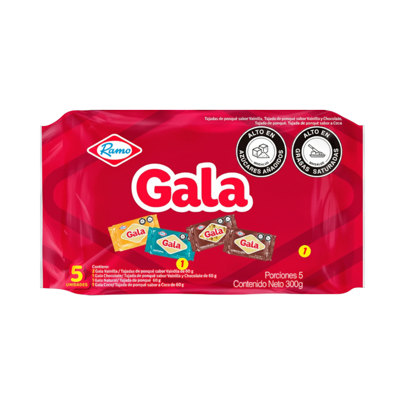Ponqué Gala Surtido