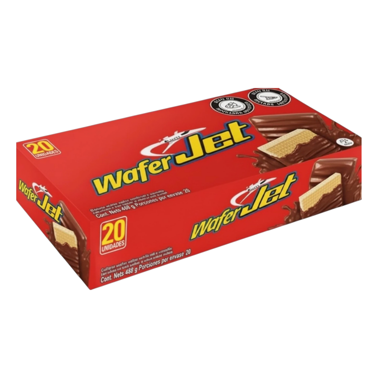 My Dulce Hogar Jet Wafer Chocolate box featuring crispy vanilla wafers coated in smooth milk chocolate