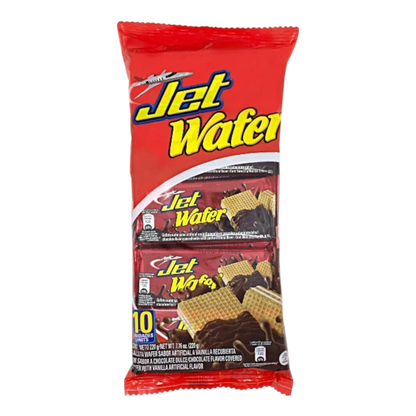 My Dulce Hogar Jet Wafer chocolate pack featuring crispy vanilla wafers coated in rich milk chocolate