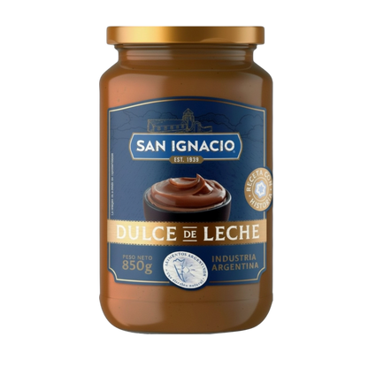 My Dulce Hogar San Ignacio Dulce de Leche 850g glass jar of creamy Argentine caramel spread